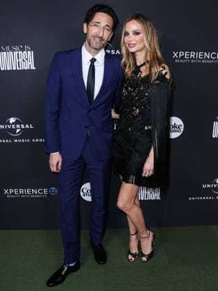Universal Music Group 2023 65th GRAMMY Awards After Party American actor Adrien Brody and girlfriend English fashion designer and actress Georgina Chapman arrive at the Universal Music Group 2023 65th GRAMMY Awards After Party held at Milk Studios Los Angeles on February 5, 2023 in Los Angeles, California, United States. Milk Studios Los Angeles, Los Angeles, California California United States  Copyright: xImagexPressxAgencyx originalFilename: collin-universa230205_npTQR.jpg