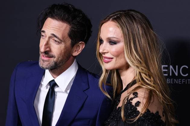 Universal Music Group 2023 65th GRAMMY Awards After Party American actor Adrien Brody and girlfriend English fashion designer and actress Georgina Chapman arrive at the Universal Music Group 2023 65th GRAMMY Awards After Party held at Milk Studios Los Angeles on February 5, 2023 in Los Angeles, California, United States. Milk Studios Los Angeles, Los Angeles, California California United States  Copyright: xImagexPressxAgencyx originalFilename: collin-universa230205_npyWt.jpg