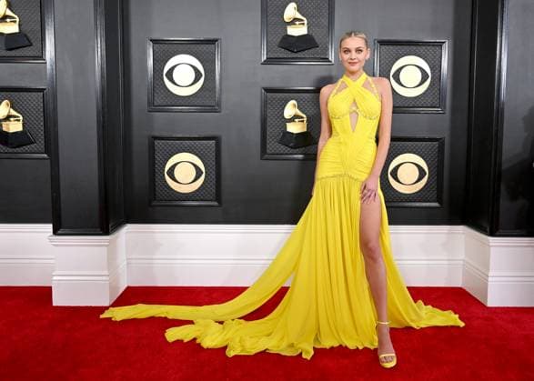 65th Annual Grammy Awards held at Crypto Arena - Arrivals Featuring: Kelsea Ballerini Where: Los Angeles, California, United States When: 05 Feb 2023 Credit: BauerGriffin INSTARimages Copyright: xAXELLExWOUSSENx 52416283 EDITORIAL USE ONLY. NOT FOR USE BY NEWSPAPERS BASED IN THE UK.
