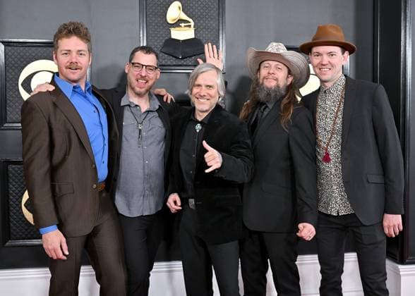 65th Annual Grammy Awards held at Crypto Arena - Arrivals Featuring: The Infamous Stringdusters Where: Los Angeles, California, United States When: 05 Feb 2023 Credit: BauerGriffin INSTARimages Copyright: xAXELLExWOUSSENx 52416307 EDITORIAL USE ONLY. NOT FOR USE BY NEWSPAPERS BASED IN THE UK.
