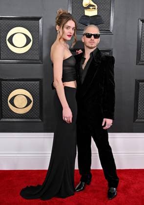 65th Annual Grammy Awards held at Crypto Arena - Arrivals Featuring: Charlotte Lawrence and Andrew Watt Where: Los Angeles, California, United States When: 05 Feb 2023 Credit: BauerGriffin INSTARimages Copyright: xAXELLExWOUSSENx 52416308 EDITORIAL USE ONLY. NOT FOR USE BY NEWSPAPERS BASED IN THE UK.