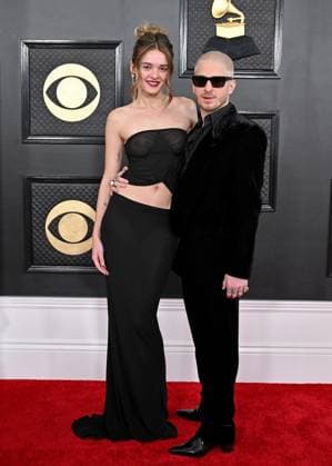 65th Annual Grammy Awards held at Crypto Arena - Arrivals Featuring: Charlotte Lawrence and Andrew Watt Where: Los Angeles, California, United States When: 05 Feb 2023 Credit: BauerGriffin INSTARimages Copyright: xAXELLExWOUSSENx 52416310 EDITORIAL USE ONLY. NOT FOR USE BY NEWSPAPERS BASED IN THE UK.