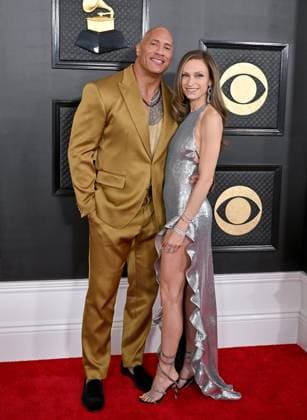65th Annual Grammy Awards held at Crypto Arena - Arrivals Featuring: Dwayne Johnson and Lauren Hashian Where: Los Angeles, California, United States When: 05 Feb 2023 Credit: BauerGriffin INSTARimages Copyright: xAXELLExWOUSSENx 52416248 EDITORIAL USE ONLY. NOT FOR USE BY NEWSPAPERS BASED IN THE UK.