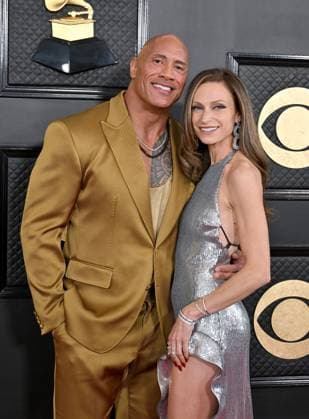 65th Annual Grammy Awards held at Crypto Arena - Arrivals Featuring: Dwayne Johnson and Lauren Hashian Where: Los Angeles, California, United States When: 05 Feb 2023 Credit: BauerGriffin INSTARimages Copyright: xAXELLExWOUSSENx 52416249 EDITORIAL USE ONLY. NOT FOR USE BY NEWSPAPERS BASED IN THE UK.