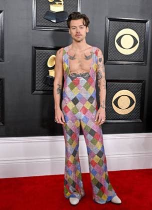 65th Annual Grammy Awards held at Crypto Arena - Arrivals Featuring: Harry Styles Where: Los Angeles, California, United States When: 05 Feb 2023 Credit: BauerGriffin INSTARimages Copyright: xAXELLExWOUSSENx 52416180 EDITORIAL USE ONLY. NOT FOR USE BY NEWSPAPERS BASED IN THE UK.