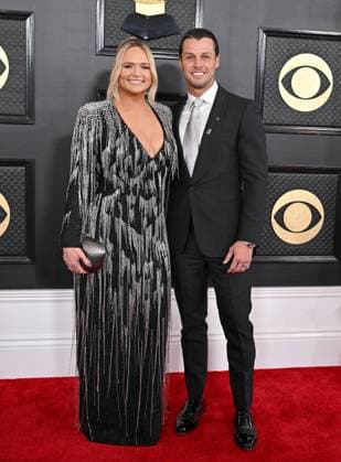65th Annual Grammy Awards held at Crypto Arena - Arrivals Featuring: Miranda Lambert and Brendan McLoughlin Where: Los Angeles, California, United States When: 05 Feb 2023 Credit: BauerGriffin INSTARimages Copyright: xAXELLExWOUSSENx 52416217 EDITORIAL USE ONLY. NOT FOR USE BY NEWSPAPERS BASED IN THE UK.