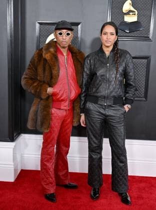 65th Annual Grammy Awards held at Crypto Arena - Arrivals Featuring: Pharrell Williams and Helen Lasichanh Where: Los Angeles, California, United States When: 05 Feb 2023 Credit: BauerGriffin INSTARimages Copyright: xAXELLExWOUSSENx 52416229 EDITORIAL USE ONLY. NOT FOR USE BY NEWSPAPERS BASED IN THE UK.