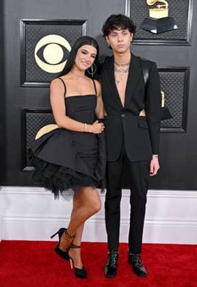 65th Annual Grammy Awards held at Crypto Arena - Arrivals Featuring: Charli D Amelio and Landon Barker Where: Los Angeles, California, United States When: 05 Feb 2023 Credit: BauerGriffin INSTARimages Copyright: xAXELLExWOUSSENx 52416233 EDITORIAL USE ONLY. NOT FOR USE BY NEWSPAPERS BASED IN THE UK.