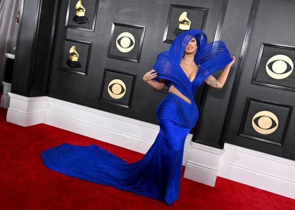 65th Annual Grammy Awards held at Crypto Arena - Arrivals Featuring: Cardi B Where: Los Angeles, California, United States When: 05 Feb 2023 Credit: BauerGriffin INSTARimages Copyright: xAXELLExWOUSSENx 52416138 EDITORIAL USE ONLY. NOT FOR USE BY NEWSPAPERS BASED IN THE UK.