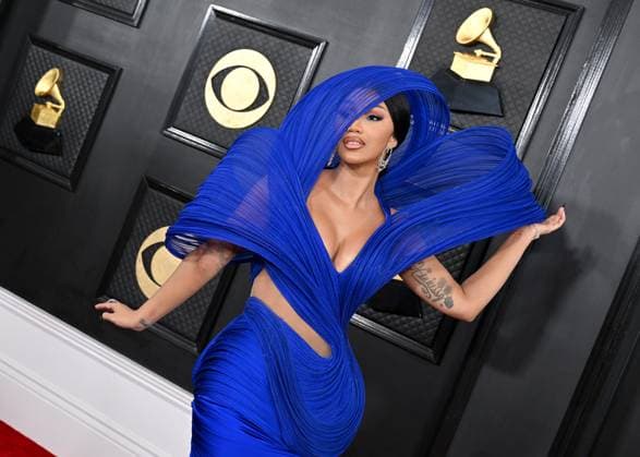 65th Annual Grammy Awards held at Crypto Arena - Arrivals Featuring: Cardi B Where: Los Angeles, California, United States When: 05 Feb 2023 Credit: BauerGriffin INSTARimages Copyright: xAXELLExWOUSSENx 52416140 EDITORIAL USE ONLY. NOT FOR USE BY NEWSPAPERS BASED IN THE UK.