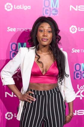 February 8, 2023, Madrid, Madrid, Spain: Amber Shana attends Ã¢â‚¬ËœLa Liga Music ExperiencieÃ¢â‚¬â ¢ Photocall at Platea on February 8, 2023 in Madrid, Spain Madrid Spain - ZUMAg15_ 20230208_zaf_g15_043 Copyright: xJackxAbuinx