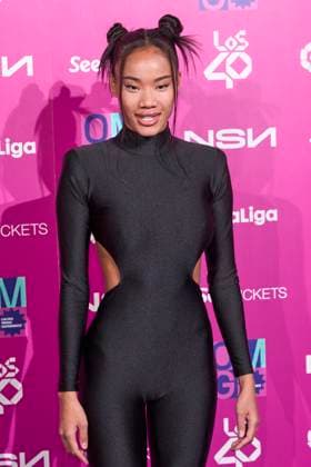 February 8, 2023, Madrid, Madrid, Spain: Nona Sobo attends Ã¢â‚¬ËœLa Liga Music ExperiencieÃ¢â‚¬â ¢ Photocall at Platea on February 8, 2023 in Madrid, Spain Madrid Spain - ZUMAg15_ 20230208_zaf_g15_052 Copyright: xJackxAbuinx