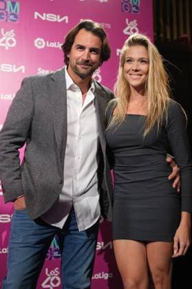 February 8, 2023, Madrid, Spain: Patricia Montero (R) and Alex Adrover attend the photocall for La Liga Music Experience at Platea Madrid in Madrid. Madrid Spain - ZUMAs197 20230208_zaa_s197_070 Copyright: xAtilanoxGarciax