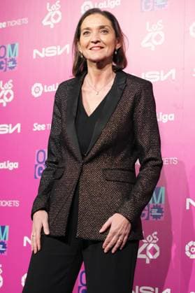 February 8, 2023, Madrid, Spain: Reyes Maroto attends the photocall for La Liga Music Experience at Platea Madrid in Madrid. Madrid Spain - ZUMAs197 20230208_zaa_s197_106 Copyright: xAtilanoxGarciax