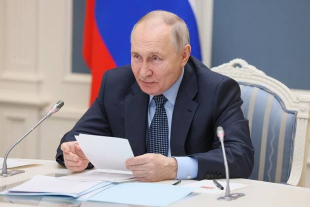 News Themen der Woche KW06 RUSSIA, MOSCOW - FEBRUARY 9, 2023: Russia s President Vladimir Putin is seen during a meeting of the Supervisory Board of Russia s Agency for Strategic Initiatives, in the Kremlin. Mikhail Metzel POOL TASS  57269096