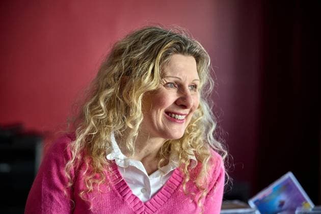 <p>Simone Sommerland aufgenommen am 09.02.2023 in einer Musikschule in Wetter. Simone Sommerland macht Kindermusik und verkauft damit weit mehr CDs als Helene Fischer oder sonst jemand in Deutschland. Deutschland NRW Wetter Copyright: BerndxThissen