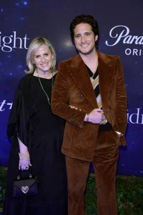 At Midnight Film Premiere February 9, 2023, Mexico City, Mexico: Diego Boneta and his mother Astrid Boneta attend at blue carpet of the At Midnight film premiere at The Cantoral Cultural Center. on February 9, 2023 in Mexico City, Mexico. (Photo by Jorge Gonzalez Eyepix Group) Copyright: xJorgexGonzalez xEyepixxGroupx _DSC9340