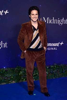 At Midnight Film Premiere February 9, 2023, Mexico City, Mexico: Mexican actor Diego Boneta attends blue carpet of the At Midnight film premiere at The Cantoral Cultural Center. on February 9, 2023 in Mexico City, Mexico. (Photo by Jorge Gonzalez Eyepix Group) Copyright: xJorgexGonzalez xEyepixxGroupx _DSC9444