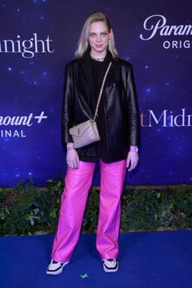 At Midnight Film Premiere February 9, 2023, Mexico City, Mexico: Mariana Zaragoza attends the blue carpet of the At Midnight film premiere at The Cantoral Cultural Center. on February 9, 2023 in Mexico City, Mexico. (Photo by Jorge Gonzalez Eyepix Group) Copyright: xJorgexGonzalez xEyepixxGroupx JG_09022023_87585