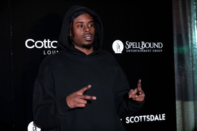 February 10, 2023, Scottsdale, Arizona, USA: Larry Sanders attends the G-Eazy Red Carpet at G-Eazy Red Carpet Presented by W Scottsdale & Pepsi Zero Sugar at the W Scottsdale in Scottsdale, Arizona. Scottsdale USA - ZUMAg247 20230210_znp_g247_006 Copyright: xGagexSkidmorex