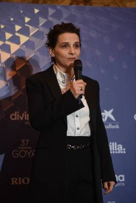 Juliette Binoche press conference on the occasion of the Goya Awards in Seville, Seville, Seville, February 10, 2022 Cordon Press