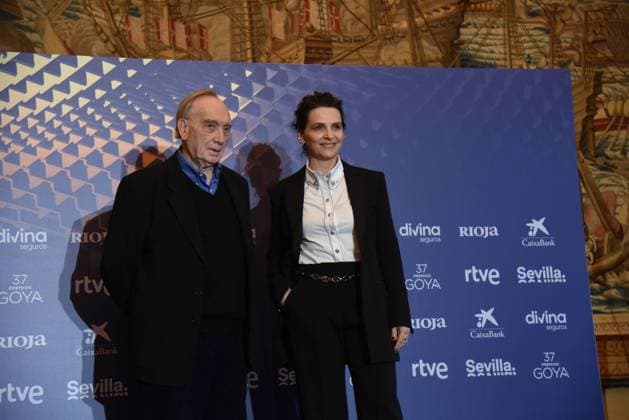 Juliette Binoche press conference on the occasion of the Goya Awards in Seville, Seville, Seville, February 10, 2022 Cordon Press