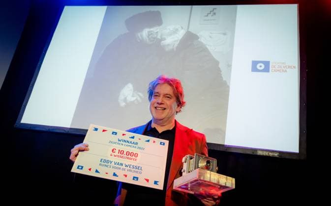 HILVERSUM Eddy van Wessel wins the Silver Camera The prize is for the best journalistic photo of the past year ANP MARCO DE SWART netherlands out belgium out  Copyright: xx x462507620x originalFilename: 462507620.jpg