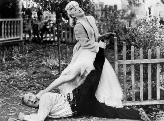 William Demarest, Betty Hutton, on-set of the Film, The Miracle Of Morgan s Creek , Paramount Pictures, 1944  Copyright: xABxArchivesx jtv016714