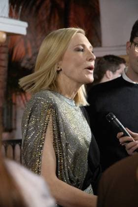 February 10, 2023, Santa Barbara, California, U.S: Movie Star Cate Blanchett on the Red Carpet at the historic Arlington Theater where she is receiving the Outstanding Performer of the Year Award at the Santa Barbara International FIlm Festival (SBIFF) for her performance in ToÂ¡r on February 10, 2023. Santa Barbara U.S. - ZUMAk144 20230210_znp_k144_051 Copyright: xAmyxKatzx