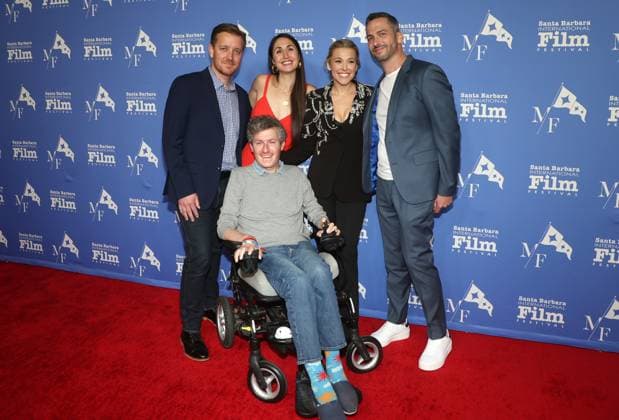 10 February 2023 -Santa Barbara, California - Christopher Burke, Sandra Abrevaya, Brian Wallach, Rachel Platten of the Year Award - 38th Annual Santa Barbara International Film Festival held at The Arlington Theatre in Santa Barbara. Santa Barbara USA - ZUMAa123 20230210_zaa_a123_105 Copyright: xFSx