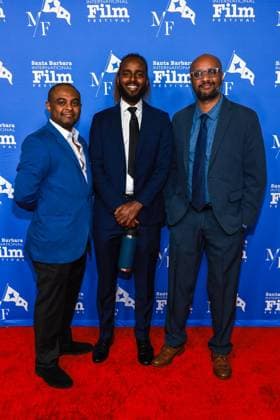 Outstanding Performer of the Year Award - 38th Annual Santa Barbara International Film Festival at The Arlington Theatre. Featuring: David Mesfin (Cinematographer, Director, Producer, Writer), Beyin Abraha (Executive Producer), Teferi Seifu (Editor) Where: Los Angeles, California, United States When: 10 Feb 2023 Credit: Ryan Hartford startraksphoto.com Cover Images Copyright: xx 52431476 EDITORIAL USE ONLY. NOT FOR USE BY NEWSPAPERS BASED IN THE UK.