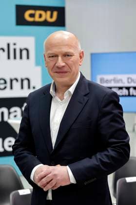 Kai Wegner, Spitzenkandidat der Berliner CDU, DEU, Berlin, 10.02.2023 *** Kai Wegner, top candidate of the Berlin CDU, DEU, Berlin, 10 02 2023