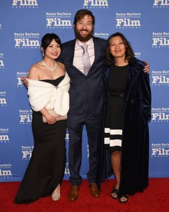 11 February 2023 - Los Angeles, California - (L-R) Caylee So, Chrisna Chhor and Frank Martinez. Outstanding Performer of the Year Award, 38th Annual Santa Barbara International Film Festival at Arlington Theatre. Photo Credit: Billy Bennight AdMedia 288510 2023-02-11 California Santa Barbara Etats-Unis  Copyright: xAdMediax STAR_288510_122