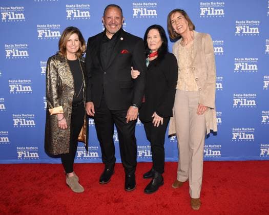 11 February 2023 - Los Angeles, California - (L-R) Nina Easton, Barbara Kopple, Marc Morial and Pattie Sellers. Outstanding Performer of the Year Award, 38th Annual Santa Barbara International Film Festival at Arlington Theatre. Photo Credit: Billy Bennight AdMedia 288510 2023-02-11 California Santa Barbara Etats-Unis  Copyright: xAdMediax STAR_288510_136