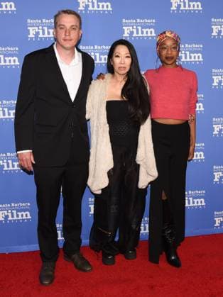 11 February 2023 - Los Angeles, California - (L-R) Angie Wang, Richie Stephens and Maya Lynne Robiso. Outstanding Performer of the Year Award, 38th Annual Santa Barbara International Film Festival at Arlington Theatre. Photo Credit: Billy Bennight AdMedia 288510 2023-02-11 California Santa Barbara Etats-Unis  Copyright: xAdMediax STAR_288510_139