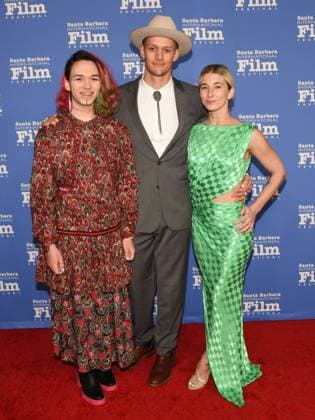 11 February 2023 - Los Angeles, California - Apayauq Reitan, Zeppelin Zeerip and Amanda Valenti. Outstanding Performer of the Year Award, 38th Annual Santa Barbara International Film Festival at Arlington Theatre. Photo Credit: Billy Bennight AdMedia 288510 2023-02-11 California Santa Barbara Etats-Unis  Copyright: xAdMediax STAR_288510_144