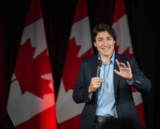 February 12, 2023, Whitehorse, YT, CANADA: Prime Minister Justin Trudeau speaks during a Liberal fundraising event at the MacBride Museum in Whitehorse, Yukon, on Sunday February 23, 2023. Whitehorse CANADA  - ZUMAc35_ 20230212_zaf_c35_021 Copyright: xMikexThomasx