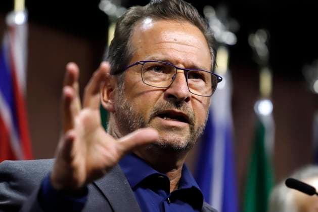 February 13, 2023, Ottawa, ON, Canada: Bloc leader Yves-Francois Blanchet speaks during a press conference on Parliament Hill in Ottawa on Monday, February 13, 2023. Ottawa Canada  - ZUMAc35_ 20230213_zaf_c35_031 Copyright: xPatrickxDoylex