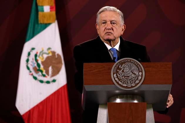 President of Mexico in press conference February 13, 2023, Mexico City, Mexico: Mexico s president, Andres Manuel Lopez Obrador at his daily morning conference before reporters at the National Palace in Mexico City. on February 13, 2023 in Mexico City, Mexico (Photo by Luis Barron Eyepix Group). Copyright: x<author >x xEyepixxGroupx LB20230213_AMLO8