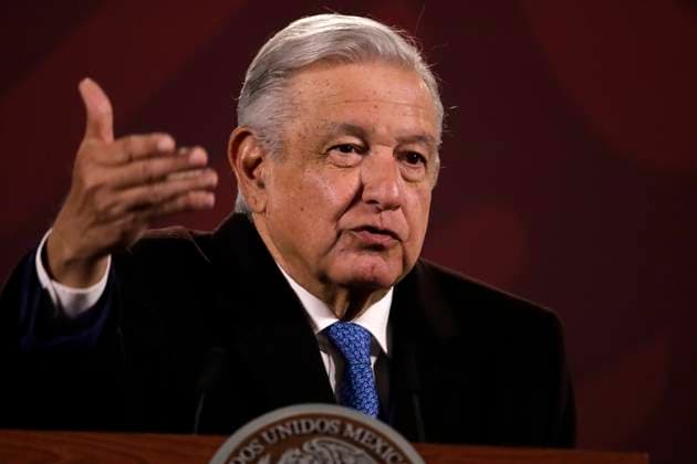 President of Mexico in press conference February 13, 2023, Mexico City, Mexico: Mexico s president, Andres Manuel Lopez Obrador at his daily morning conference before reporters at the National Palace in Mexico City. on February 13, 2023 in Mexico City, Mexico (Photo by Luis Barron Eyepix Group). Copyright: x<author >x xEyepixxGroupx LB20230213_AMLO12