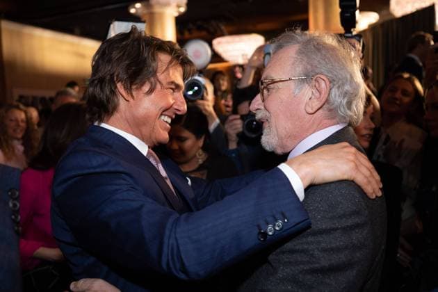 Bilder des Jahres 2023, Entertainment 02 Februar Entertainment Themen der Woche KW07 Entertainment Bilder des Tages Tom Cruise and Steven Spielberg at the Oscar Nominee Luncheon held in the International Ballroom at the Beverly Hilton on Monday, February 13, 2023. The 95th Oscars will air on Sunday, March 12, 2023 live on ABC.  Copyright: xx 34480-029PLX
