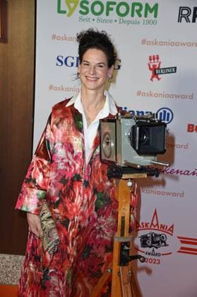 Bibiana Beglau at the ASKANIA AWARD 2023 at the Berlin Capital Club in Berlin on 14 02 2023