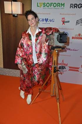 Bibiana Beglau at the ASKANIA AWARD 2023 at the Berlin Capital Club in Berlin on 14 02 2023