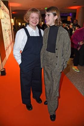 Luise von Stein, Amelie Willberg at the ASKANIA AWARD 2023 at the Berlin Capital Club in Berlin on 14 02 2023