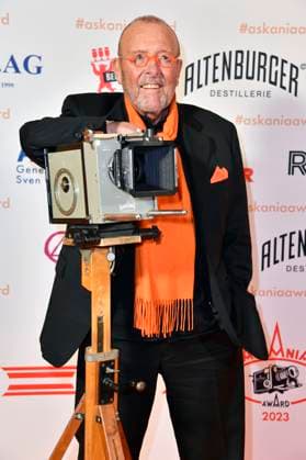 Leonhard R Müller at the presentation of the Askania Award 2023 at the Capital Club in the Hilton Hotel Berlin, 14 02 2023 Foto:xN.xKubelkax xFuturexImage
