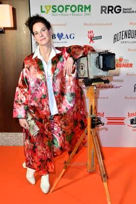 Bibiana Beglau at the presentation of the Askania Award 2023 at the Capital Club in the Hilton Hotel Berlin, 14 02 2023 Foto:xN.xKubelkax xFuturexImage