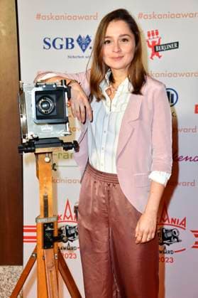 Sarah Alles at the presentation of the Askania Award 2023 at the Capital Club in the Hilton Hotel Berlin, 14 02 2023 Foto:xN.xKubelkax xFuturexImage