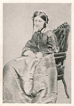 Florence Nightingale - Carte de Visite by Keene Florence Nightingale (1820-1910) nurse, hospital reformer, philanthropist: after her return from the Crimea Date: circa 1870  Copyright: Copyrightx(c)Geminix2023.xCredit:xGemini 12002673