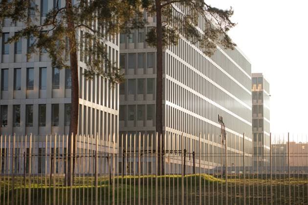 Der Bundesnachrichtendienst ist der zivile und militaerische Auslandsnachichtendienst der BRD. 15.02.2023, Berlin, GER - Bundesnachrichtendienst in Berlin., Berlin Berlin Deutschland, DEU Bundesnachichtendienst *** The Federal Intelligence Service is the civilian and military foreign intelligence service of the FRG 15 02 2023, Berlin, GER Federal Intelligence Service in Berlin , Berlin Berlin Germany, DEU Bundesnachichtendienst