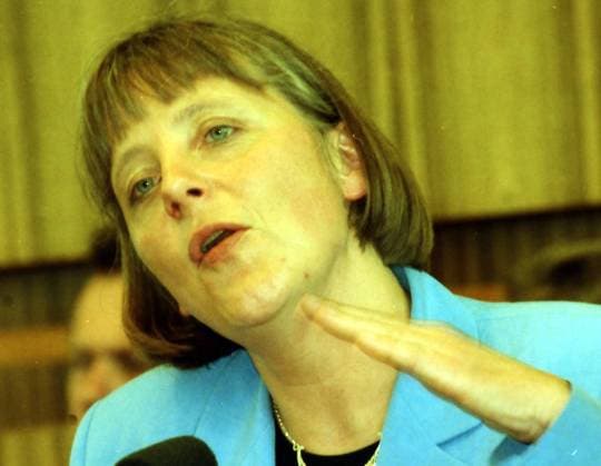 German Minister Angela Merkel in the year 1986 *** German Minister Angela Merkel in the year 1986